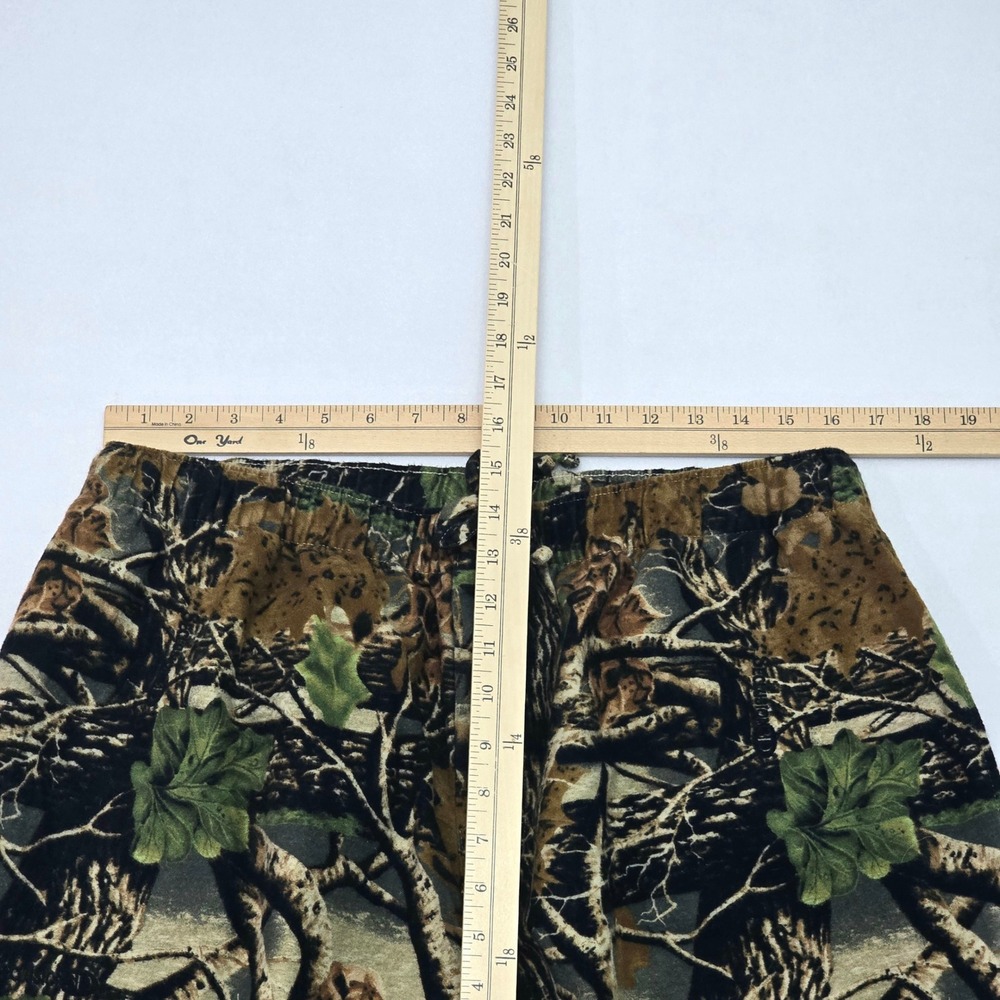 Cabelas VTG Mens XL Camo Flannel Seclusion 3D Pants Forest Leaf Camo Hunting - Picture 9 of 13